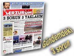 3 sorun, 3 yaklaşım