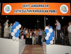 Şehidin adı parkta yaşatılacak