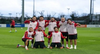 A Milli Takım, Fransa maçının hazırlıklarını sürdürdü