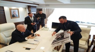 Akdoğan'dan Sekmen'e proje sunumu