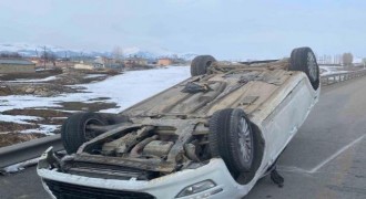 Aşkale’de trafik kazası: 2 yaralı