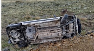 Aşkale yolunda trafik kazası: 2 yaralı