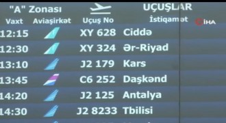 Bakü-Kars arasında ilk direkt uçuş gerçekleştirildi