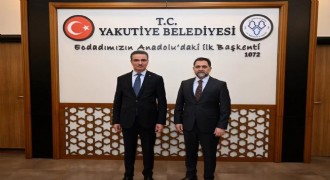 Baruş’tan Yakutiye Belediyesi’ne çalışma ziyareti
