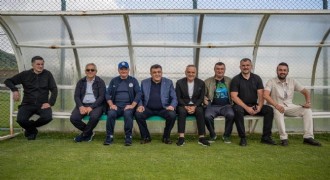 Başkan Saruhan'dan Erzurum kampına ziyaret
