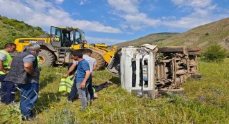 Bingöl yolunda trafik kazası: 2 yaralı