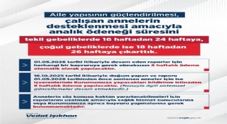 Doğum izni 16 haftadan 24 haftaya çıkarıldı