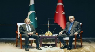 Erdoğan, Pakistan Başbakanı Şerif ile görüştü