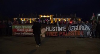Erzurum'dan Filistin'e destek