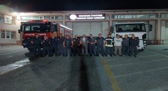 Erzurum'dan Hatay'a itfaiye desteği