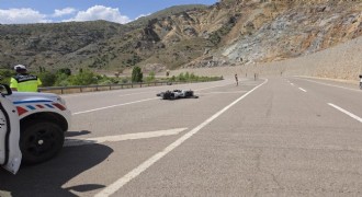 İspir’de motosiklet kazası: 1 Yaralı