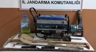 Kaçak kazı operasyonu: 4 gözaltı