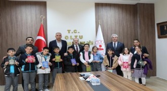 Kaymakam Çelik ilkokul öğrencilerini ağırladı
