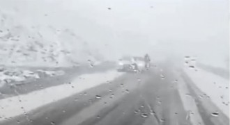 Mayıs ortasında kar esareti