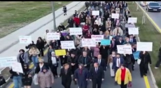 Merhume Nermin Tirit için yürüdüler