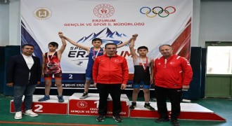 Minikler Güreş İl seçmeleri tamamlandı