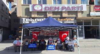 Muş’ta evlat nöbeti 216'ncı haftasında