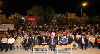 Oltulular demokrasi nöbetinde buluştu