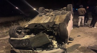 Patnos yolunda kaza: 2 yaralı