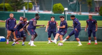 Trabzonspor, Ferencvaros maçı hazırlıklarını sürdürdü