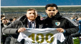 Yakup Kırtay'ın 100 maç gururu