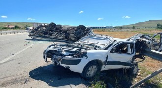 Aşkale Küçük Geçit'te kaza: 2 yaralı